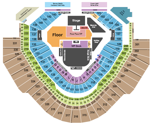 Chase Field Blake Shelton Seating Chart